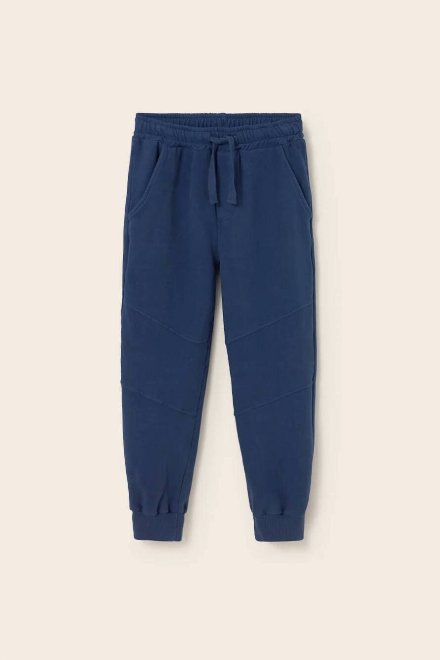NEW MY LITTLE COZMO boys soft fleece pants in navy